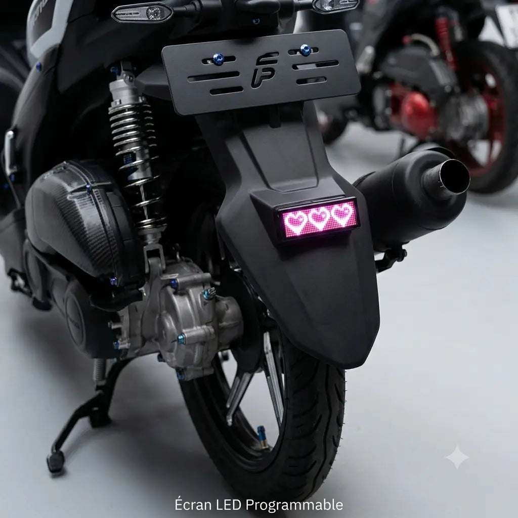 Badge LED Connecté pour Moto sn