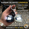 PORTE-CLÉS CASQUE DE MOTO LUMINEUX