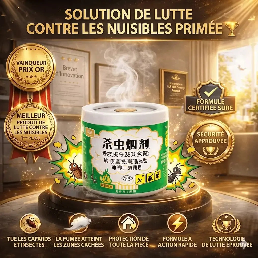 Insecticide fumigène puissant à base d'herbes 6 pièces