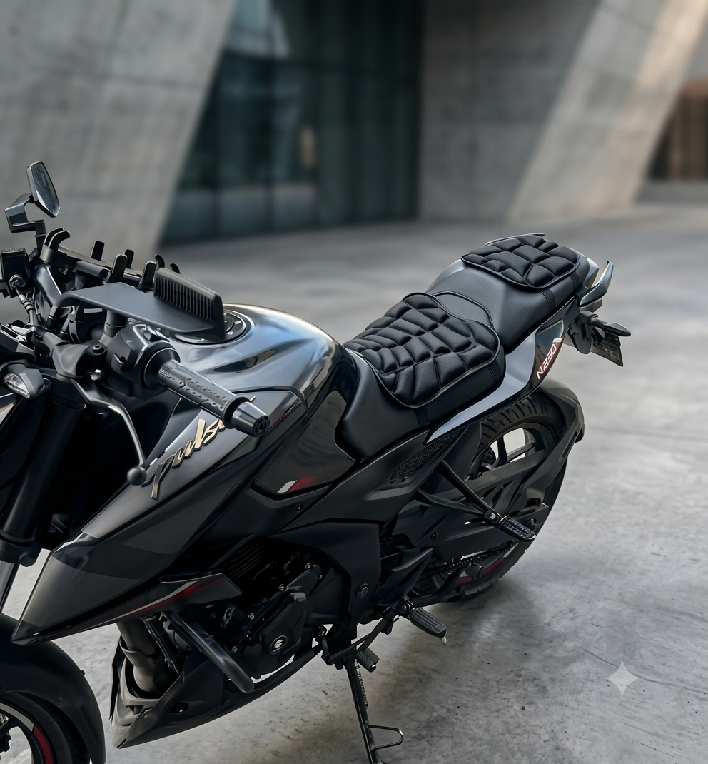 Coussin de Selle de Moto Confort – Assise Amortissante pour Trajets Longue Durée si