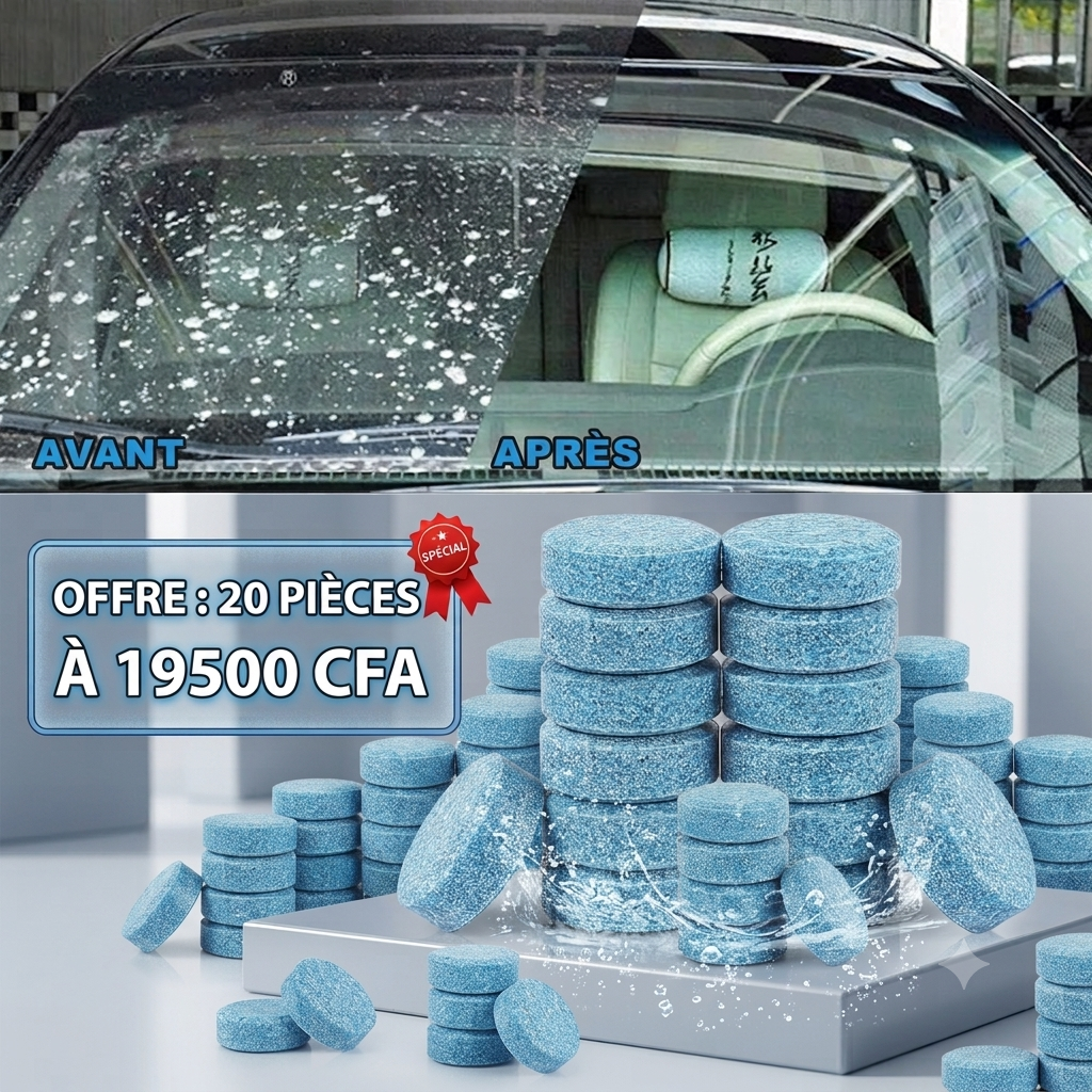 Instant Windshield Cleaner Tablets (20 Tablets)