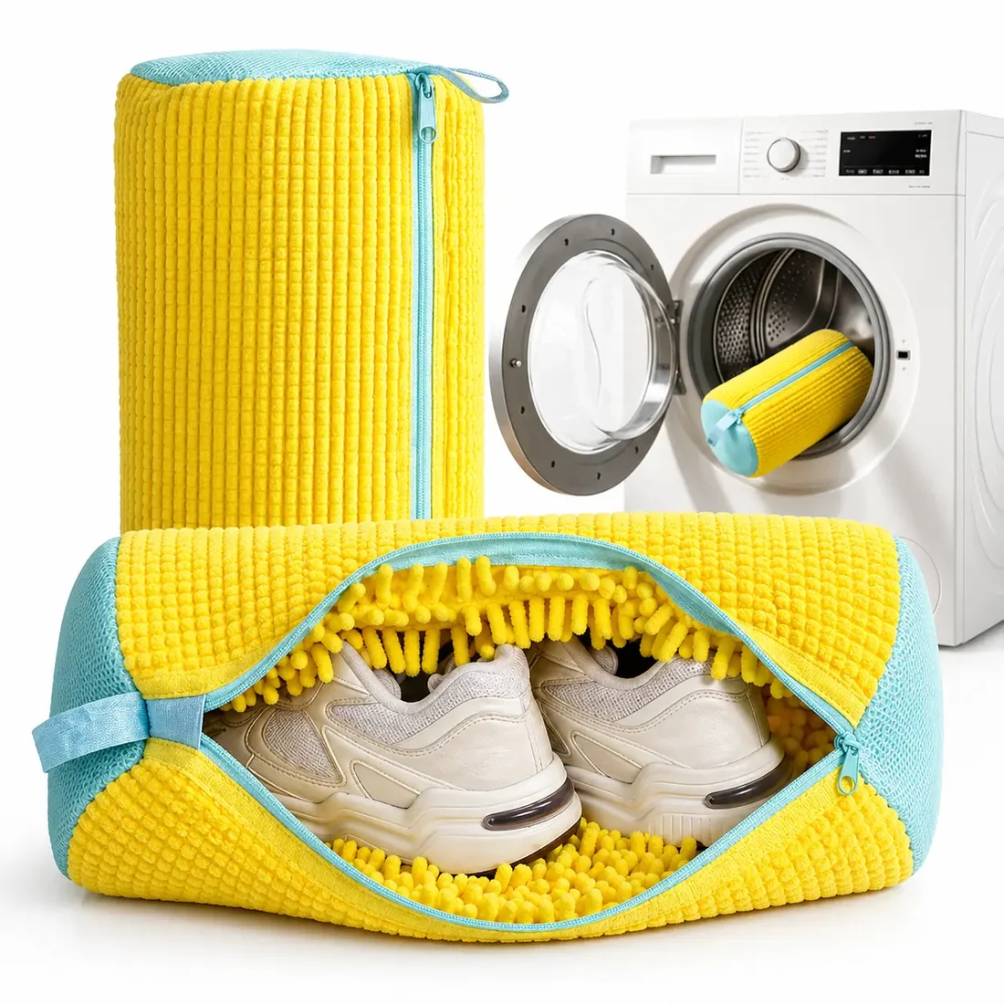 Sac de lavage chaussures en chenille