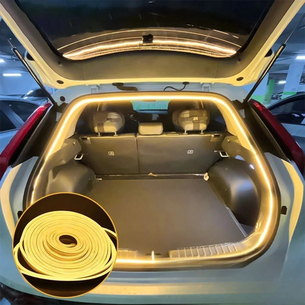 Éclairage d'Ambiance LED Dynamique pour Coffre de Voiture