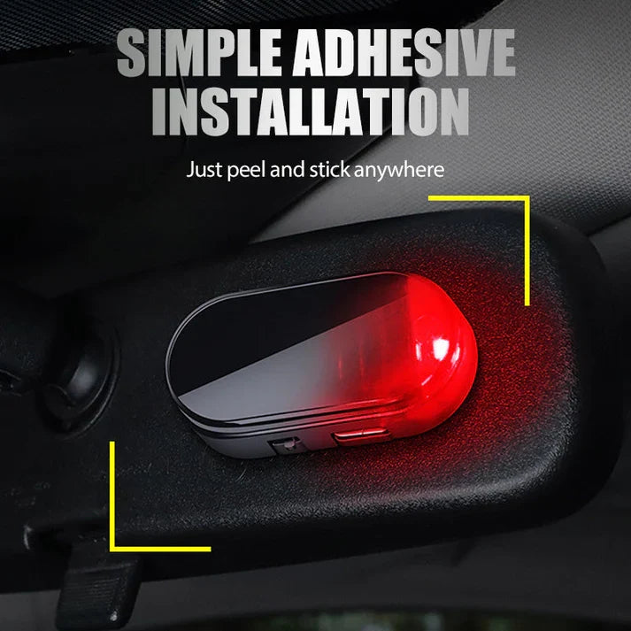 Lampe anti-vol à énergie solaire pour voiture si