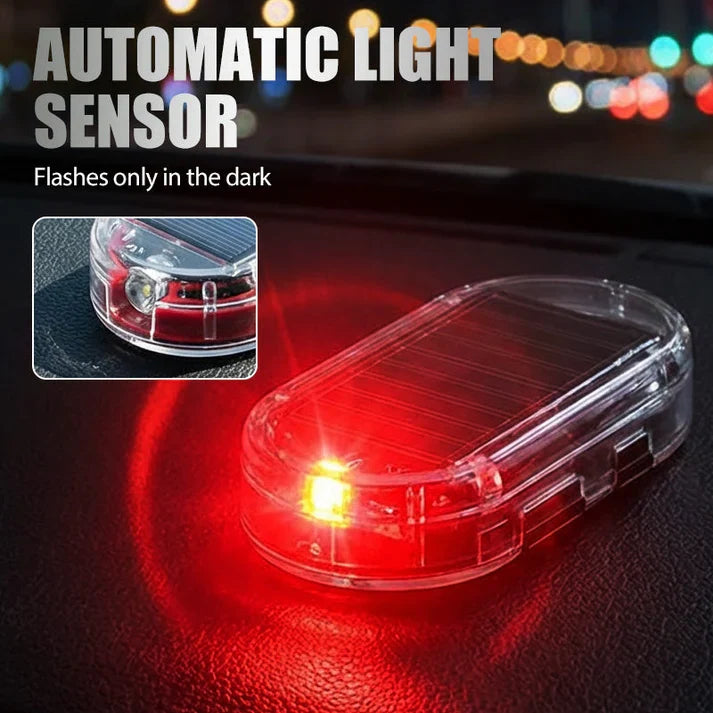 Lampe anti-vol à énergie solaire pour voiture