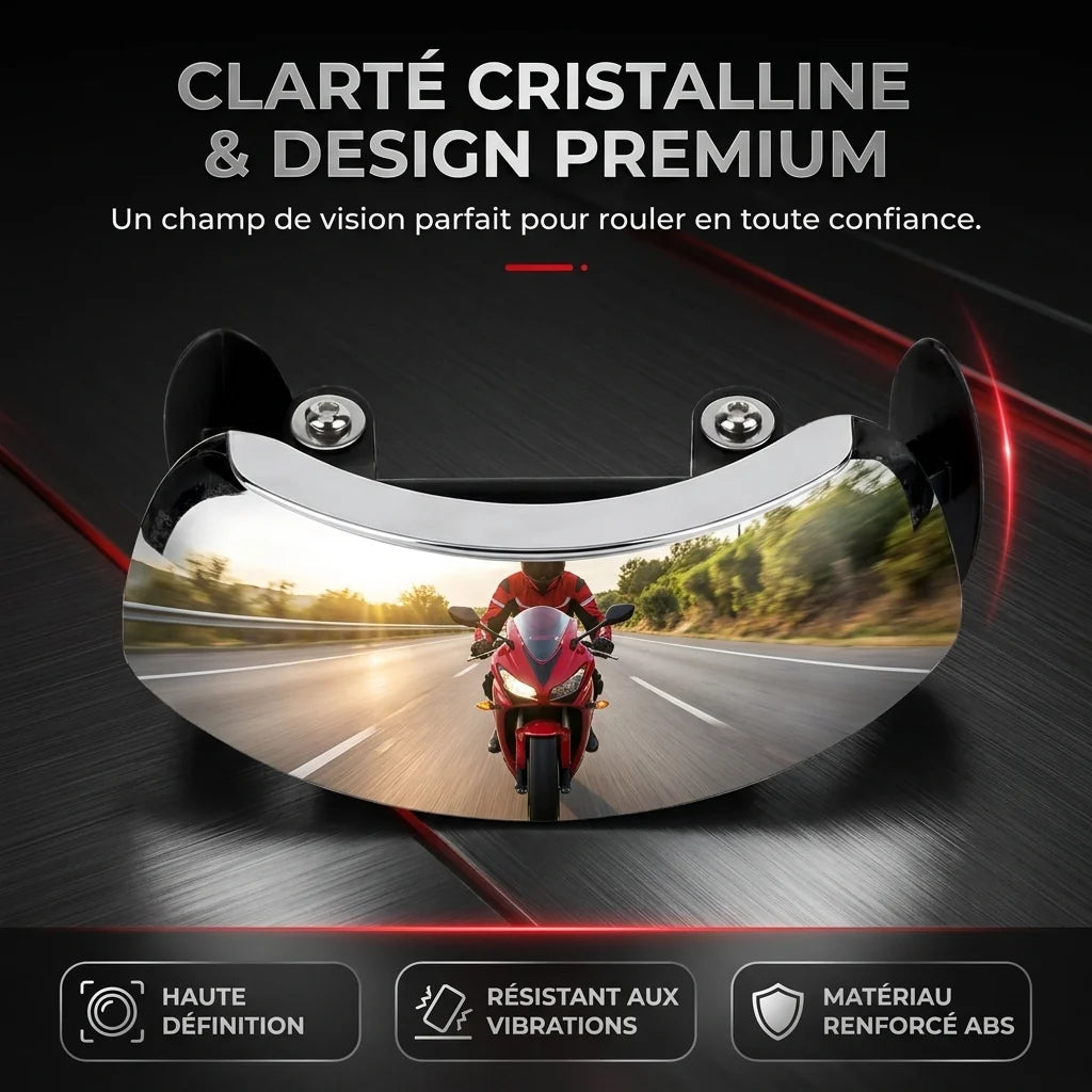 Rétroviseur Panoramique pour Moto & Scooter